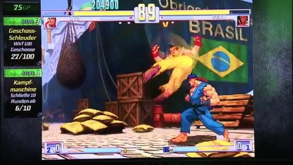Gamescom 2011: Street Fighter 3: Third Strike Online Edition - Ryu Vs Sean Gameplay