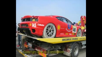 Ferrari F430 Challenge Gt Crashed