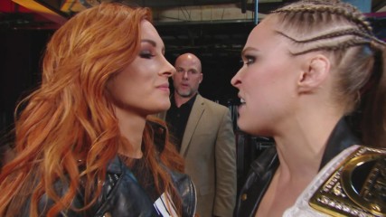 Becky Lynch is forced out of the arena: Raw, Feb. 4, 2019