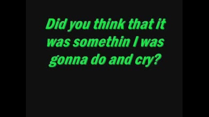 Avril Lavigne - Don t tell me Lyrics