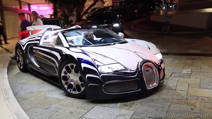 Bugatti Veyron L'or Blanc Driving Sound