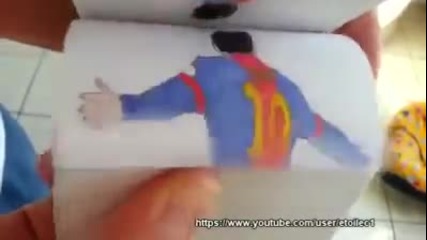 Lionel Messi Paper Art