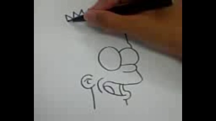 Как Да Нарисувате Барт Симсон