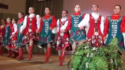 Hot russian folk dance