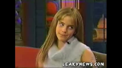 Emma Watson At the Tonight Show With Jay