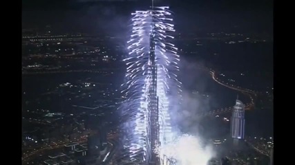 World s Tallest Building - Burj Khalifa ( Burj Dubai) Grand Opening Fireworks Show - January 4, 2010 