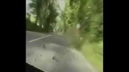 Ужасна катастрофа на мотор!!!