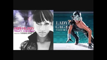 Keri Hilson Lady Gaga - Return The Poker Face (mashup) 