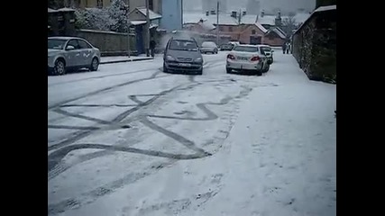 Cars and snow