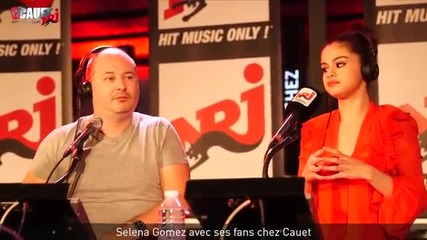 Selena Gomez avec ses fans chez Cauet - C’cauet sur Nrj