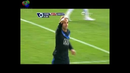 Manchester United - Stoke City 0 - 1 Berbatov