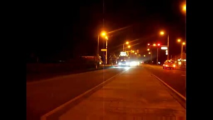 M. van Veen Scania Topline R500 v8 at night
