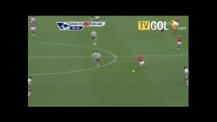 Гол на Бербатов !! Ман.юнайтед - Съндърланд 1:0 (до първото полувреме) 