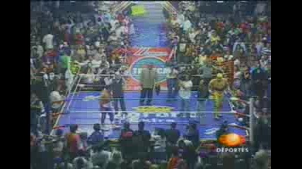 CMLL Blue Panther vs. Villano V - 75 Anniversary 2008 (MASK vs. MASK)