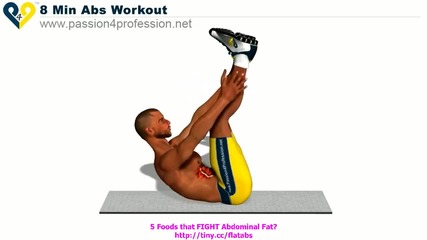 8 Min Abs Workout, how to have six pack ( Hd Version )