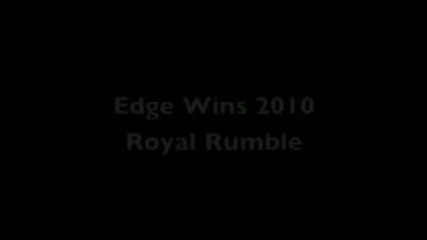 Edge Wins 2010 Royal Rumble