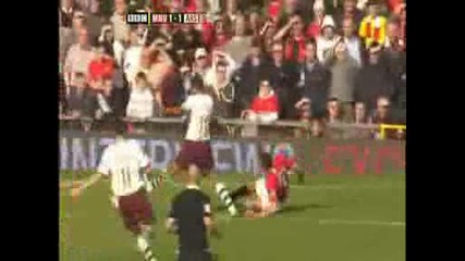 Ronaldo 1 - 1 - Man Utd V Arsenal.wmv
