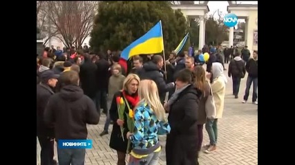 Жени протестираха срещу руската окупация - Новините на Нова