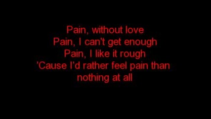 Three Days Grace - Pain lyrics