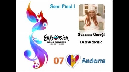 Първия Полуфинал на Eurovision 2009 - 12 Май 22:00 по Бнт -