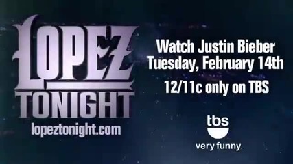 Justin Bieber зад сцената на George Lopez Tonight! 