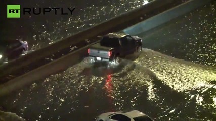 Floods Swallow Cars in Houston Floods