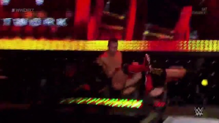 Finn Bàlor Gets Gored by Rhyno