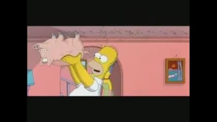 The Simpsons Film - Spider Pig на френски език - Spider Cochon 