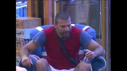 Vip Brother 2013 / Тервел разказва история:..." Като има един колеблив е много кофти "