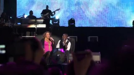 10 - minute collage of video clips from Mariah Carey Singapore show. 
