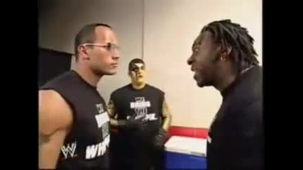 The Rock,  Booker T and Gold Dust