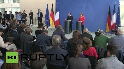 Germany: Merkel talks upon migration and climate change after Hollande meeting