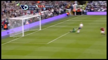 12.09.2009 Тотнъм 1 - 3 Манчестър Юнайтед гол на Рууни 