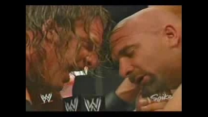 Wwe - Bill Goldberg vs Triple H, Batista & Randy Orton [handikap Match]