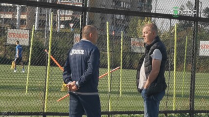Наско Сираков и Мъри разговарят на четири очи