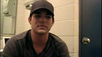 09 Adam Lambert - Question of the Day 10 - 19 - 09 