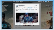 Captain America Welcomes Barack Obama To Twitter