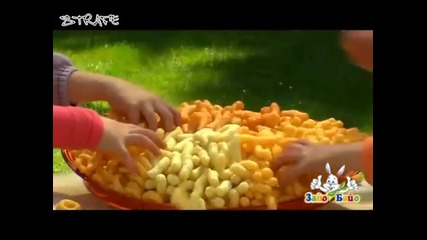 Забавна реклама на пръчиците Зайо Байо
