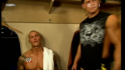 Hell in a Cell 2009 Randy Orton & Legacy [backstage]