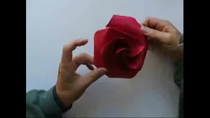 Oригами-роза