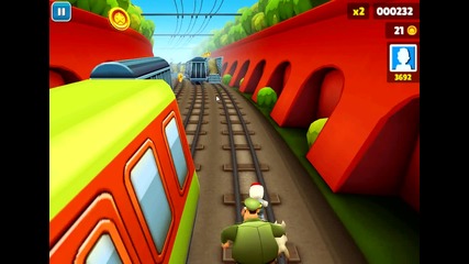 Subway Surfers Epizode #17 (извинете,че е малък но играя от 1 ден)