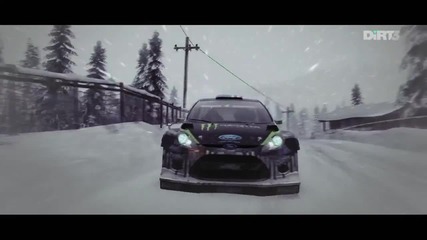 Ken Block Drifts Gymkha 2011 Ford Fiesta Monster Energy