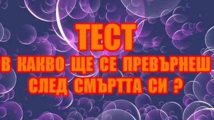 Тест - В какво ще се превърнеш след смъртта си?