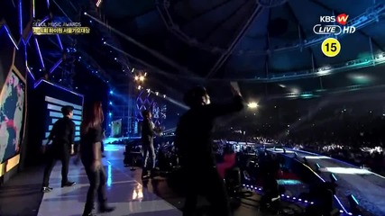 Donghae & Eunhyuk – Motorcycle + 1+1=love @ Kbsw Seoul Music Awards 150122