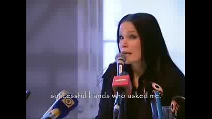 Tarja Turunen Crying On Pressconference