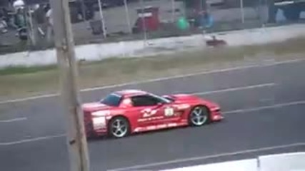 Drifting Chevy Corvette 