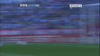 Сарагоса - Барселона 0:1, Тиаго (19)
