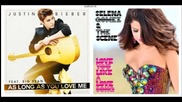 Нeверoятно! Justin Bieber & Selena Gomez - As Long As You Love Me