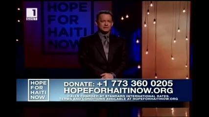 Tom Hanks - Hope For Haiti Now 
