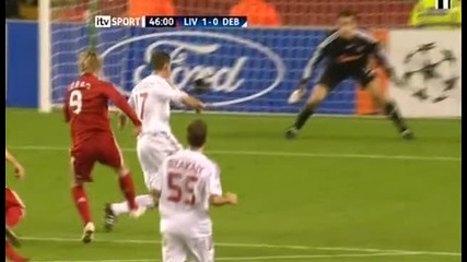 Liverpool 1 - 0 Debrecen * Kuyt goal